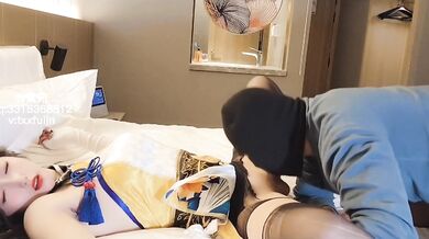 Boy with a mask fuck a superhero katoey in the ass bareback