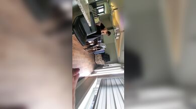 Sneeky Handjob from trans MTF at house party PT. 3