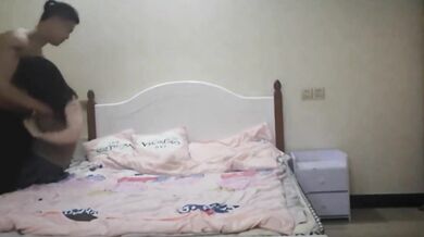 Very shy transgender ladyboy with a client in her house fucked hard