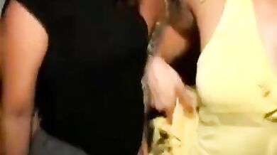 Party girls dance the night away