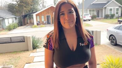 Big Boobed Delivery Slut Proves She Knows How To Handle Your Package (Hardcore Blowjob And Anal)