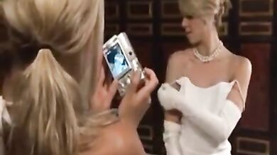 Who is the girl with the wedding dress