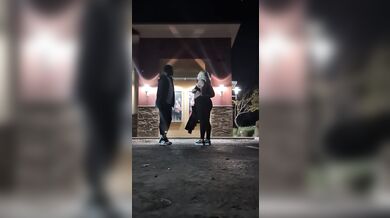 Part 2 to our night out bowling. Risky outside public fun with Him. BadBlondieMonroe