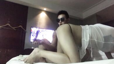 Someone call the teenager Ladyboy Nurse to fuck her in the ass during lockdown