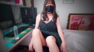 Crossdresser // I feel so horny, so I masturbated and then cum a lot.