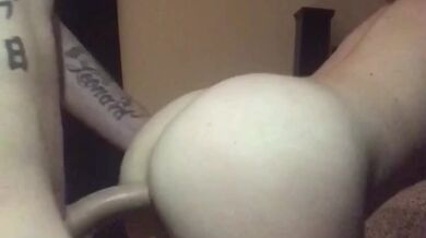 Petite Milf left smiling