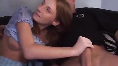 pregnant lesbian redhead girl joins lucious nalia