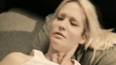 The most sensitive blonde fuck