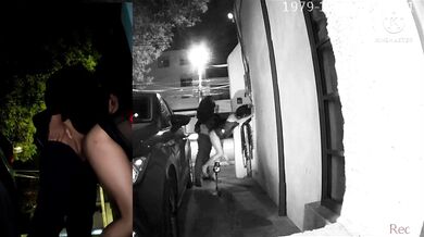 Sissy is made to expose herself to passing cars in order to let her suck cock and get fucked outdoor