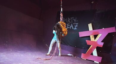 private Shibari Sesion - Bondage suspension bdsm - branding and ropes