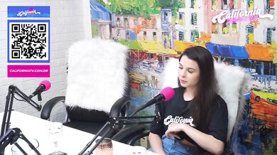 Flavia Oliver Performs Oral Sex On Natasha Steffens During The Recording Of The California Podcast