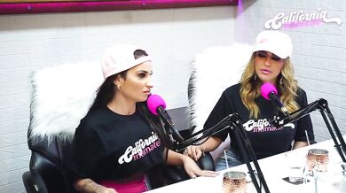 Flavia Oliver Performs Oral Sex On Natasha Steffens During The Recording Of The California Podcast