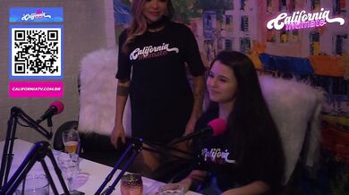 Flavia Oliver Performs Oral Sex On Natasha Steffens During The Recording Of The California Podcast