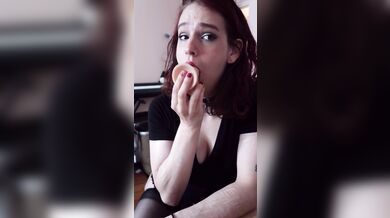 Sexy solo playtime ~ drool, oil, cum drinking