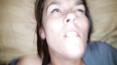 Wife getting fucked with a cream pie ending.