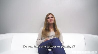 Sexy blonde teen fucked in her tight pussy