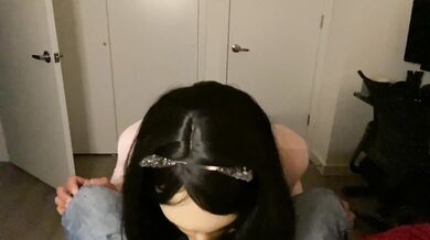 Slutty CD sucks off hung neighbor gets huge facial