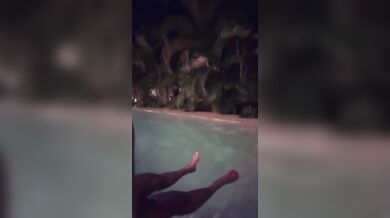 Cubedh AKA Cubeth Indonesian Public Sex In Poolside And Cum In Mouth