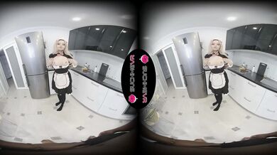 Cute White Maid, Lina Shisuta, Gets Blacked For The First Time