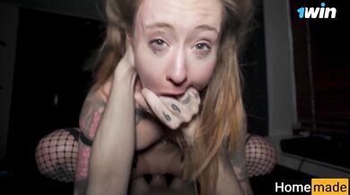 SHE WANTED THIS - Broken Slut Cumwashes Her Eyes - THREESOME / SUBMISSIVE / ROUGH - Ivy Maddox