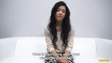 Cum Drops On Her Sexy Ass After Nice Fuck At Casting