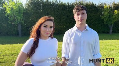 HUNT4K. Pond Cheating. Hot sex with Suzie Sparklez
