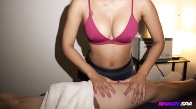 Maya Farrel Spices Up Massage With Handjob