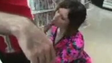 naughty brunette picks up guy & fucks him on camera in front of her husband