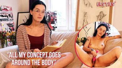 Ersties - Pinko Reads Her Poetry To You Before Masturbating With a Toy
