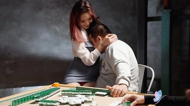 Bad Bad, Just Can Not Seem To Win At Majhong So Sucks And Fucks Instead