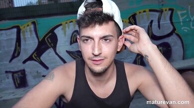 Trashy Mature Ann Bazuka Having Sex On MatureVan