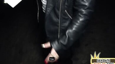 PUBLIC SEX DATE - Picked up amateur MILF with bigtits fuck in hotel room