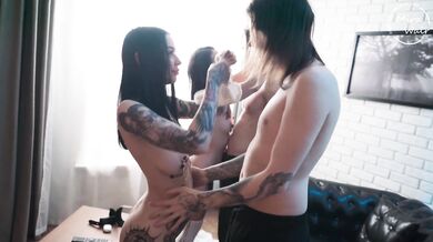 Our wives blindfolded us and switched!!! MIRA WAIR / ANNA BATMAN