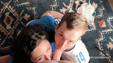 Cuck Hubby Loses Bet and Sucks Dick with Wife while Caged!