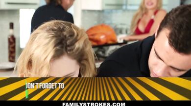 Thanksgiving Day Fun - Blonde Angel