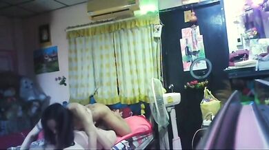 Caucasian white faggot gets the semen and cock of an Asian Ladyboy