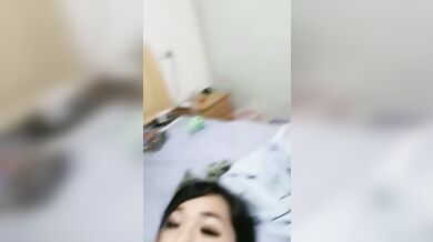 Asian Ladyboy skank prostitute with a small dick client get the ass fucked