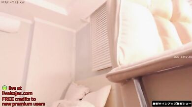 Korean busty camgirl sexy leggings show