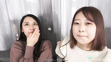 Horny Lounge Girls, Mio Yoshikawa And Asuka Suzumura In A Lesbian Show - Asuka A