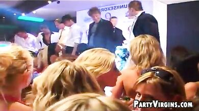 European Sausages Get Sucked On At Party