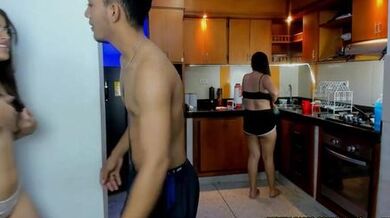 Fuck my gf sister behind her