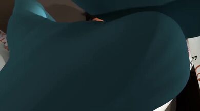 3DGSPOT - Horny Brunette Deepthroats And Fucks A Man's Big Cock In Plaster! 3D CARTOON PORN!