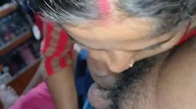 Desi Stepmother Swallows Cum While Husband Is Away - Indian Village Taboo