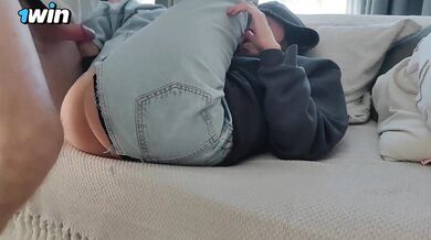 Stepfather punished her in Anal for skipping classes!