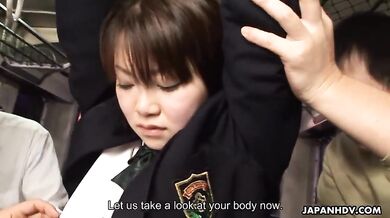 School Girl Yayoi Yoshino Gets Rammed In Bus