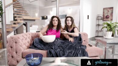 GIRLSWAY Sport Rivals Victoria Voxxx Chanel Camryn Have Heated Sex During Game Night