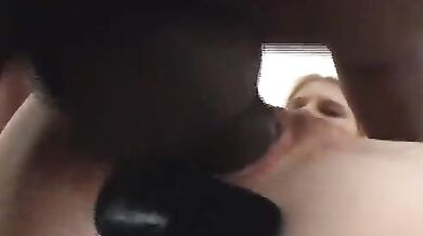 Wiska Hot Blonde Slut Threesome Anal Double Penetration