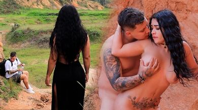 Diosa cachonda del desierto acecha a un chico perdido hasta cogérselo - ALEJANDRA PALACIOS
