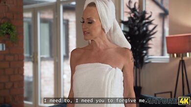 MATURE4K. Rough sex with a big-titted MILF neighbour to steal her diamonds