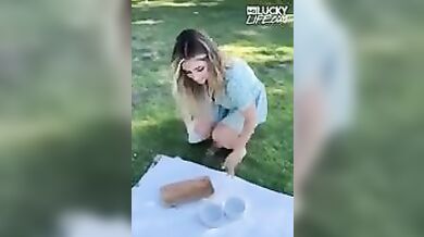 Picnic In Paradise With Busty Blondie Tru Kait